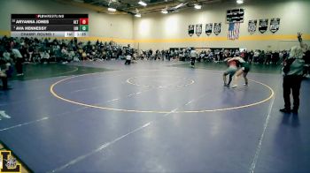 125 lbs Champ. Round 1 - Ava Hennessy, Lindbergh vs Aryanna Jones, Alton