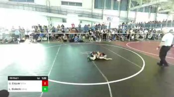 53 lbs Rr Rnd 1 - Uriah Warrior Esquer, SoCal Grappling vs Liam Bialecki, Granite WC