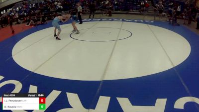 14U Boys - 126 lbs Champ. Round 2 - Jacob Penzkover, LaCrosse Area Wrestlers vs Dane Raveis, South Side Wrestling Club