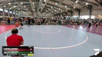 58 lbs Quarterfinal - Aaliyah Mercado, Wesley Club Wrestling vs Carter Campbell, Wildcat Wrestling Club