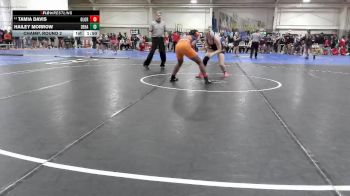 145 lbs Champ. Round 2 - Tamia Davis, Olentangy Orange vs Hailey Morrow, Delaware Hayes