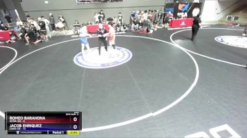 144 lbs Round 3 (16 Team) - Romeo Barahona, KCWA-GR vs Jacob Enriquez, LAWA-GR