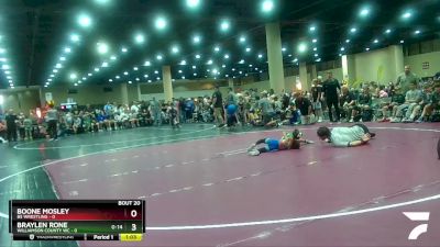 45 lbs Semis & Wb (16 Team) - Boone Mosley, BS Wrestling vs Braylen Rone, Williamson County WC