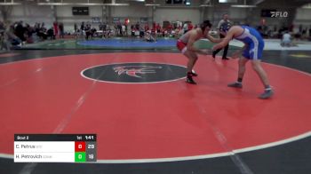 190 lbs Rr Rnd 1 - Cade Petrus, St. Christopher's School vs Hunter Petrovich, Connellsville