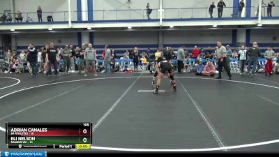 105 lbs Round 3 (8 Team) - Eli Nelson, Ranger WC vs Adrian Canales, 84 Athletes