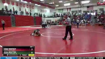 106 lbs Quarterfinal - Cole Gentsch, Normal (Community) vs Evan Bratten, Dubuque Hempstead-JV