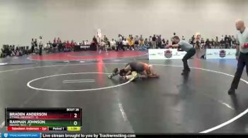 157 lbs Placement Matches (16 Team) - Braden Anderson, Ottawa University vs Rahman Johnson, Indiana Tech