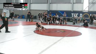 49 lbs 1st Place Match - Cole Bishop, Team Real Life Wrestling vs Blake Jennings, Buzzsaw Wrestling Club