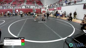 100 lbs Rr Rnd 4 - Addison Starcevich, Norman Grappling Club vs Landon Achziger, Choctaw Ironman Youth Wrestling