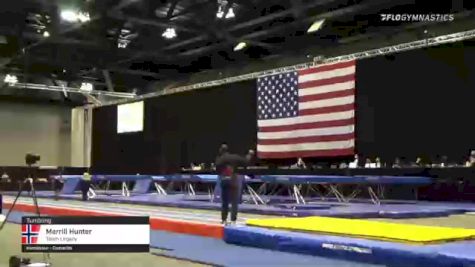 Merrill Hunter - Tumbling, Team Legacy - 2021 USA Gymnastics Championships