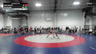 92 lbs Rr Rnd 2 - Nash Broady, Morris Fitness Orange MS vs Ian Walker, Guerrilla Wrestling Academy MS