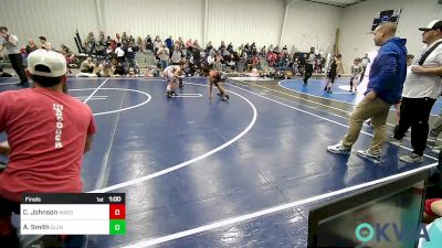 90 lbs Final - Cadrain Johnson, Wagoner Takedown Club vs Aiden Smith, Glenpool Youth Wrestling