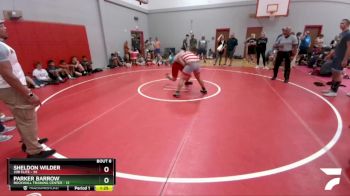 205 lbs Round 2 (8 Team) - Sheldon Wilder, 208 Elite vs Parker Barrow, Rockwall Training Center
