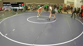 175 lbs Cons. Round 2 - Braden Lowry, Beaverton vs Riley Martin, McMinnville