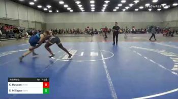 175 lbs Prelims - Kayli Hayden, Okwa vs Sidney Milligan, Hurricanes Wrestling Club