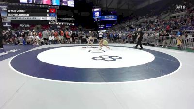 138 lbs Cons. Rd Of 128 - Wyatt Unser, WI vs Hunter Arnold, AZ