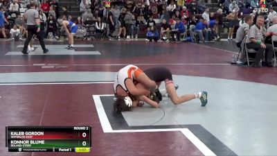 106 lbs Round 2 - Konnor Blume, Roland-Story vs Kaleb Gordon, Waterloo East