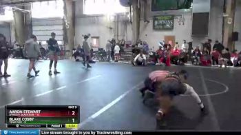 130 lbs Finals (2 Team) - Aaron Stewart, Dynasty Death Row vs Blake Cosby, Team Ohio