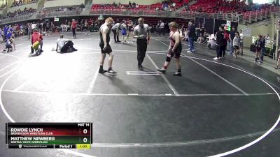 200 lbs 3rd Place Match - Matthew Newberg, Gretna Youth Wrestling vs Rowdie Lynch, Broken Bow Wrestling Club