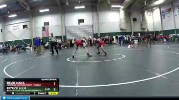 133 lbs Quarterfinal - Patrick Allis, Western State Colorado University vs Devin Lueck, Colorado State University - Pueblo