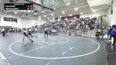 120 lbs Cons. Round 2 - Julio Funez, Laguna Hills vs Michael Bravo, Shadow Hills