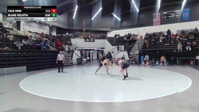 157 lbs Cons. Round 2 - Blake Velotta, Oklahoma Wesleyan vs Cale Hein, Ottawa University