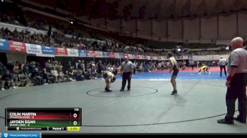 113 lbs Semifinals (16 Team) - Colin Martin, Staunton River vs Jayden Egan, Ocean Lakes