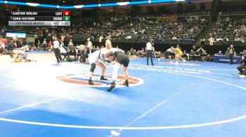 175 Class 4 lbs 1st Place Match - Carter Welsh, Lafayette (Wildwood) vs Luke Hayden, Hickman