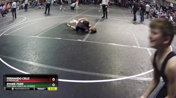 100 lbs Cons. Round 3 - Ryder Parr, Iron Hawk Wrestling Academy vs Fernando Cruz, GI Grapplers