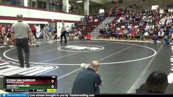 138 lbs Cons. Round 1 - Kyson Van Surksum, Western Christian vs Hayden Garlow, Alta/Aurelia
