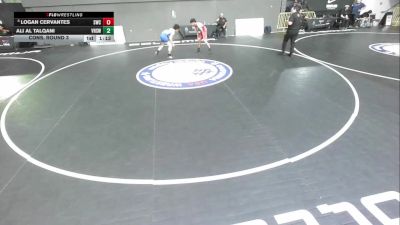 All Cadet Boys Freestyle Lower - 132 lbs Cons. Round 3 - Logan Cervantes, Scotsmen Wrestling Club vs Ali Al Talqani, Valhalla High School Wrestling