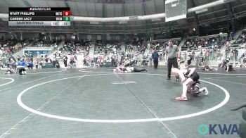 46 lbs Quarterfinal - Ryatt Phillips, Murray County Takedown Club vs Carsen Lacy, Wyandotte Youth Wrestling