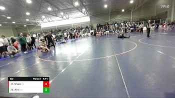 102 lbs Semifinal - Korbyn Shaw, Declo Stingers vs Noah Ahn, Champions Wrestling