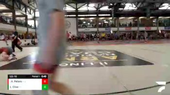 109-116 lbs Semifinal - Aidan Peters, AWA vs Luke Cline, TEAM HAMMER