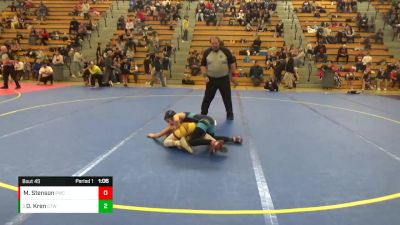 75 lbs Round 3 - Dreyton Kren, Crass Trained Wrestling vs Mason Stenson, Pinnacle Wrestling Club