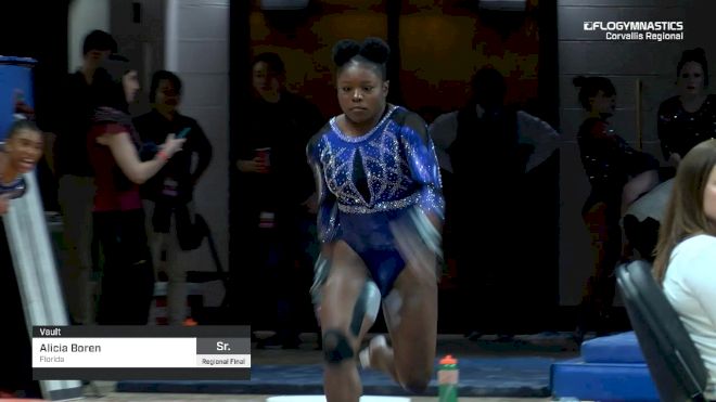 Alicia Boren - Vault, Florida - 2019 NCAA Gymnastics Regional Championships - Oregon State