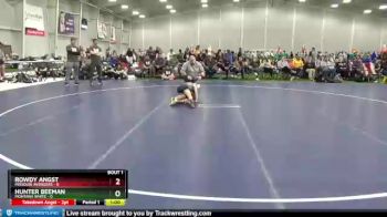 75 lbs Round 1 (6 Team) - Rowdy Angst, Missouri Avengers vs Hunter Beeman, Montana White
