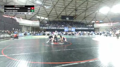 Girls 4A 145 lbs Cons. Round 2 - Baylee Smith, Lake Stevens (Girls) vs Thessalez Mika, Juanita (Girls)