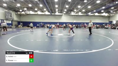 184 lbs Round Of 16 - Gavin Kohel, Wisconsin-Whitewater vs Eric Power, Roger Williams