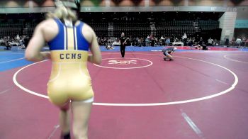 120 lbs Quarterfinal - Izzy Levine, Casteel vs Makenna Duran, Crook County