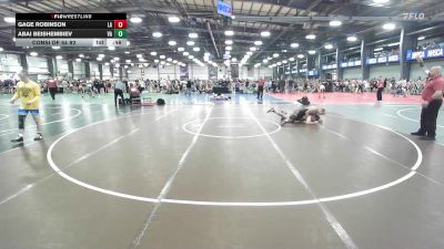 145 lbs Consi Of 64 #2 - Gage Robinson, LA vs Abai Beishembiev, VA