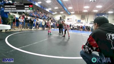 95 lbs Rr Rnd 2 - Arwen Frisby, Skiatook Youth Wrestling vs Joslynn White, Skiatook Youth Wrestling