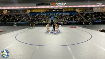 125 lbs 1st Place Match - Madilyn Peach, Milton vs Andrea Quinones, Apple Valley