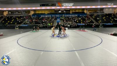 125 lbs 1st Place Match - Madilyn Peach, Milton vs Andrea Quinones, Apple Valley