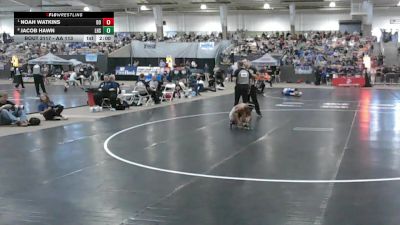 AA 113 lbs Quarterfinal - Noah Watkins, Dobyns Bennett High School vs Jacob Hawn, Lebanon High School