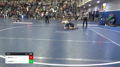 121 lbs R-32 - Jack Baron, Germantown Academy vs Liam Lawler, Bishop McDevitt