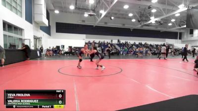 110 lbs Round 2 - Valeria Rodriguez, Santiago High School vs Yeva Frolova, CVBJJ