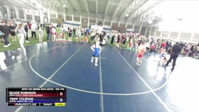 103-110 lbs Quarterfinal - Quade Robinson, Iron County Wrestling Academy vs Tripp Coleman, Empire Wrestling Club