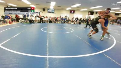 285 lbs Champ. Round 2 - Edward Gonzalez, Sierra Vista vs Luis Zamora, Warren