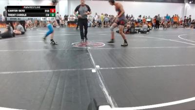 140 lbs Round 3 (4 Team) - Trent Cordle, East TN Wrestling vs Carter Seto, Backyard Brawlers Red